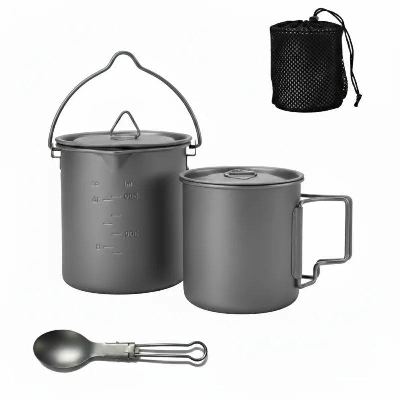 Titanium Camping Cookware Folding Mug — Swuffy