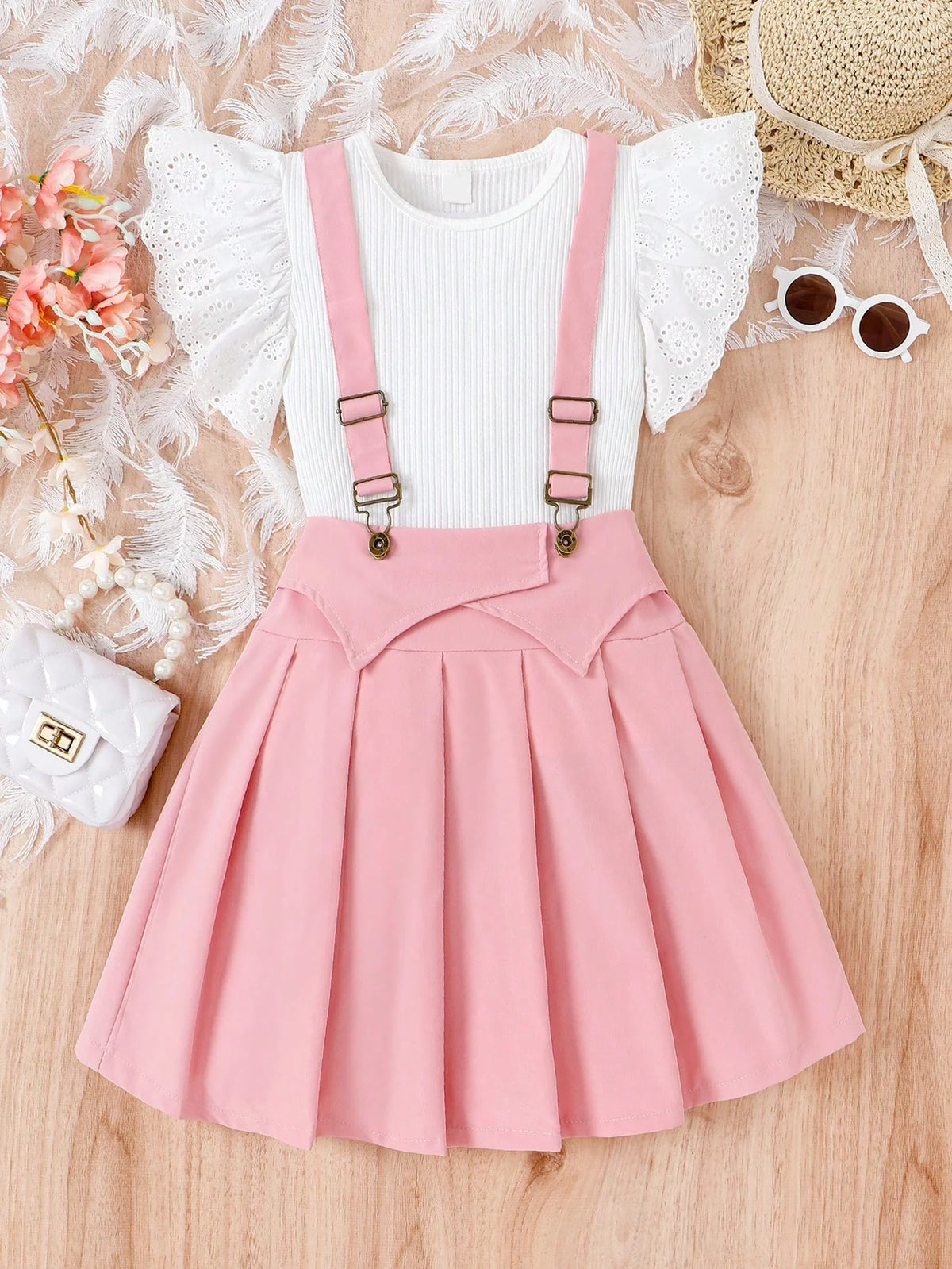 Girls Sweet Spring Summer White — Swuffy
