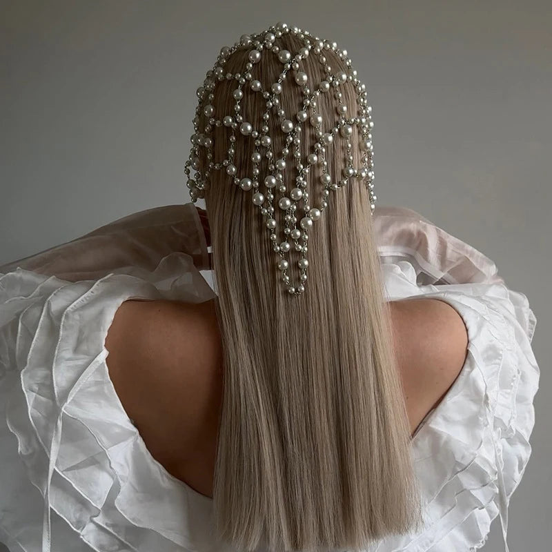 Bohemian Fairy Crystal Pearl Hair — Swuffy