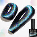 Blue Holographic Rainbow Cat Eye — Swuffy