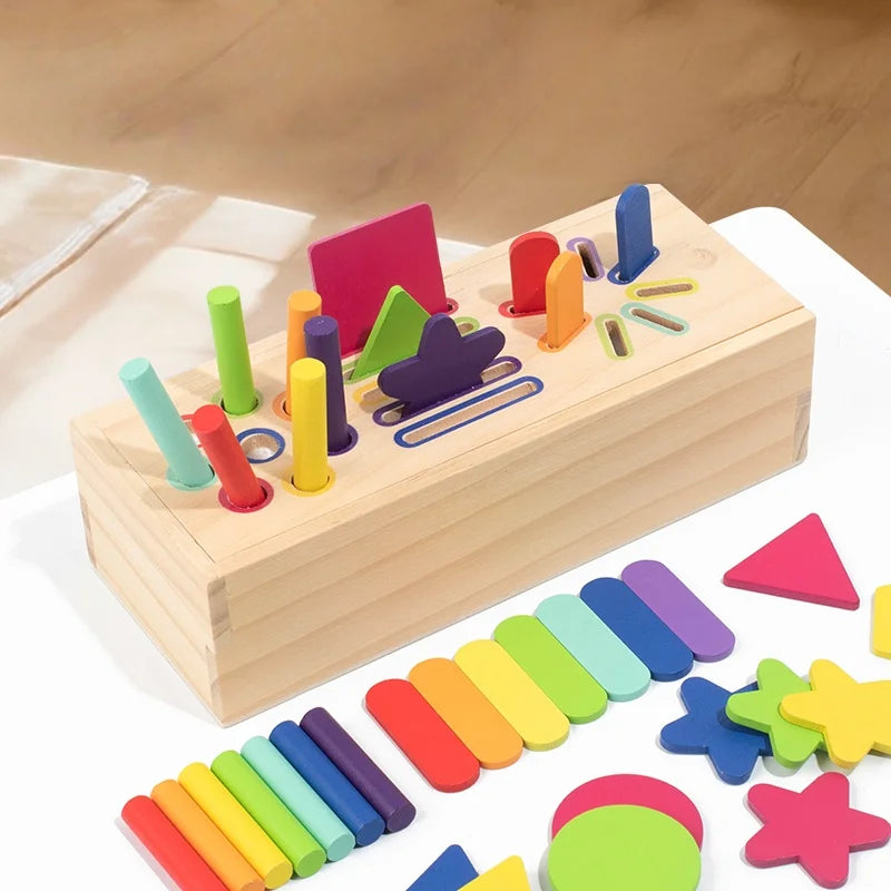 Shapes Geometric Solids Wooden Toy — Swuffy