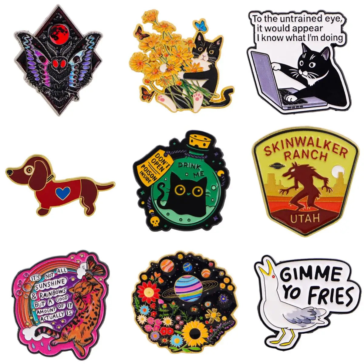 Cartoon Dachshund Enamel Pin Funny — Swuffy
