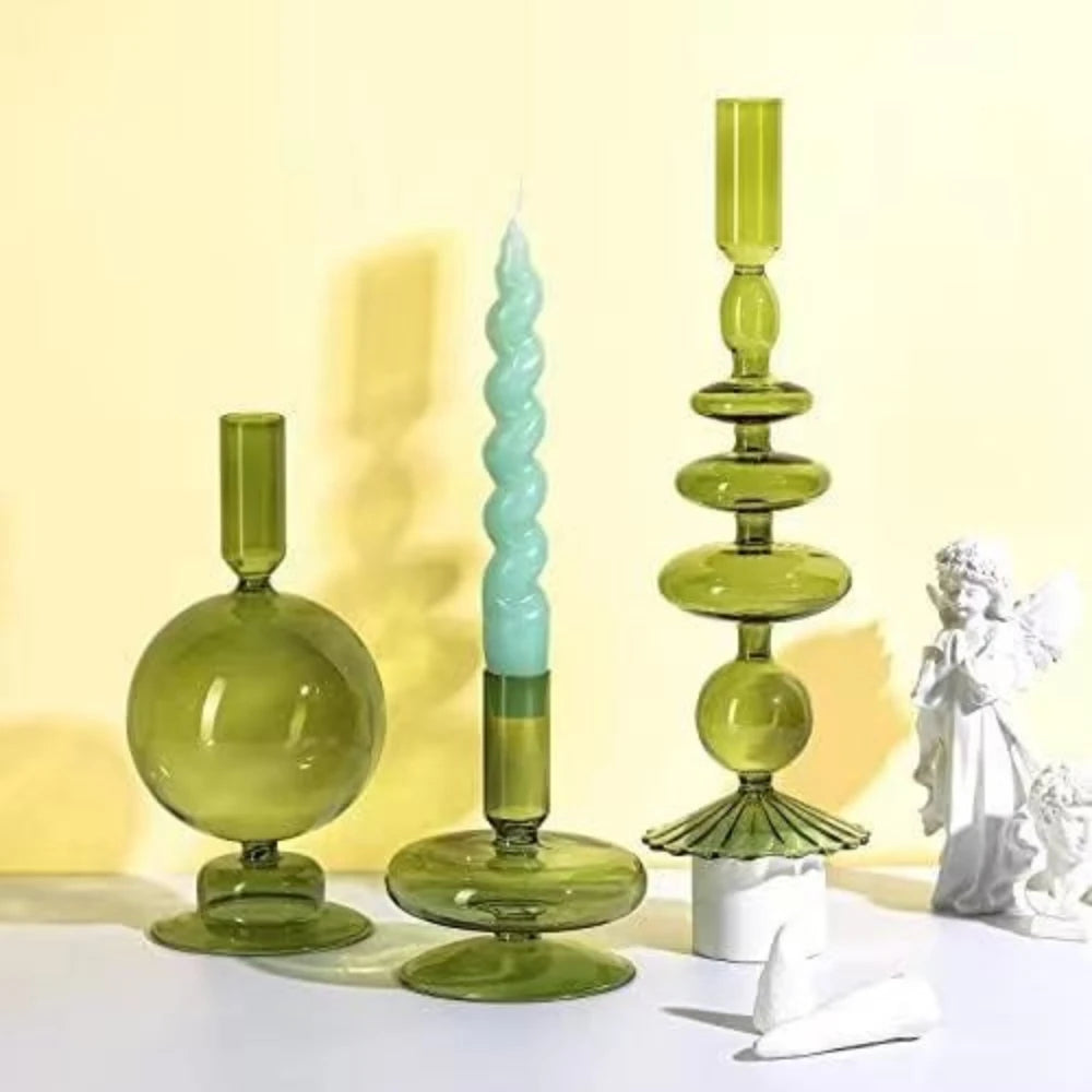 Minimalist Glass Candle Holder — Swuffy