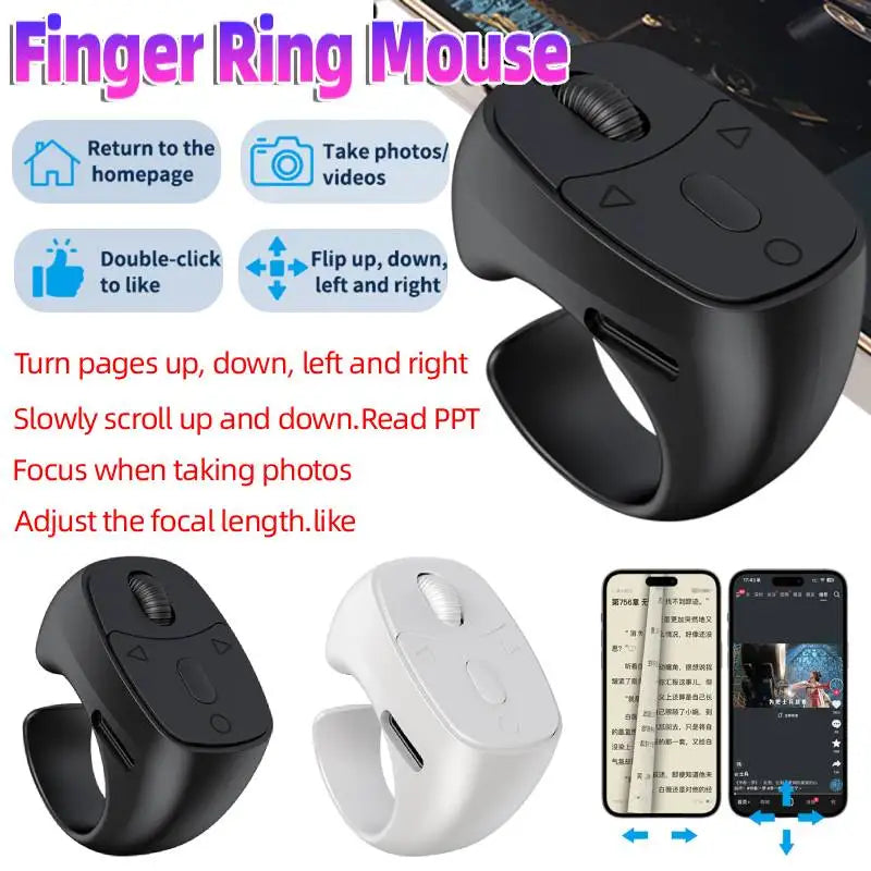 Bt Fingertip Ring Remote Control — Swuffy