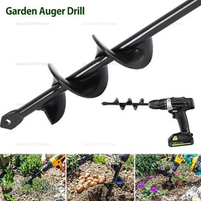 Garden Auger Spiral Drill Bit — Swuffy