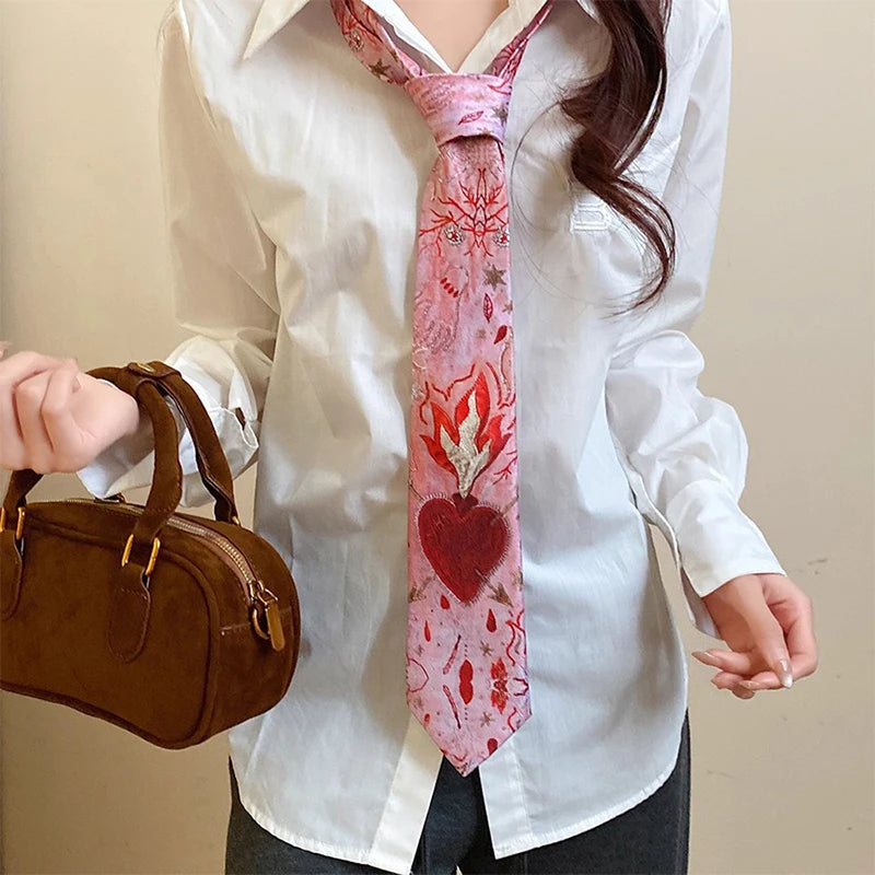 Vintage Gradient Pink Heart Flame — Swuffy