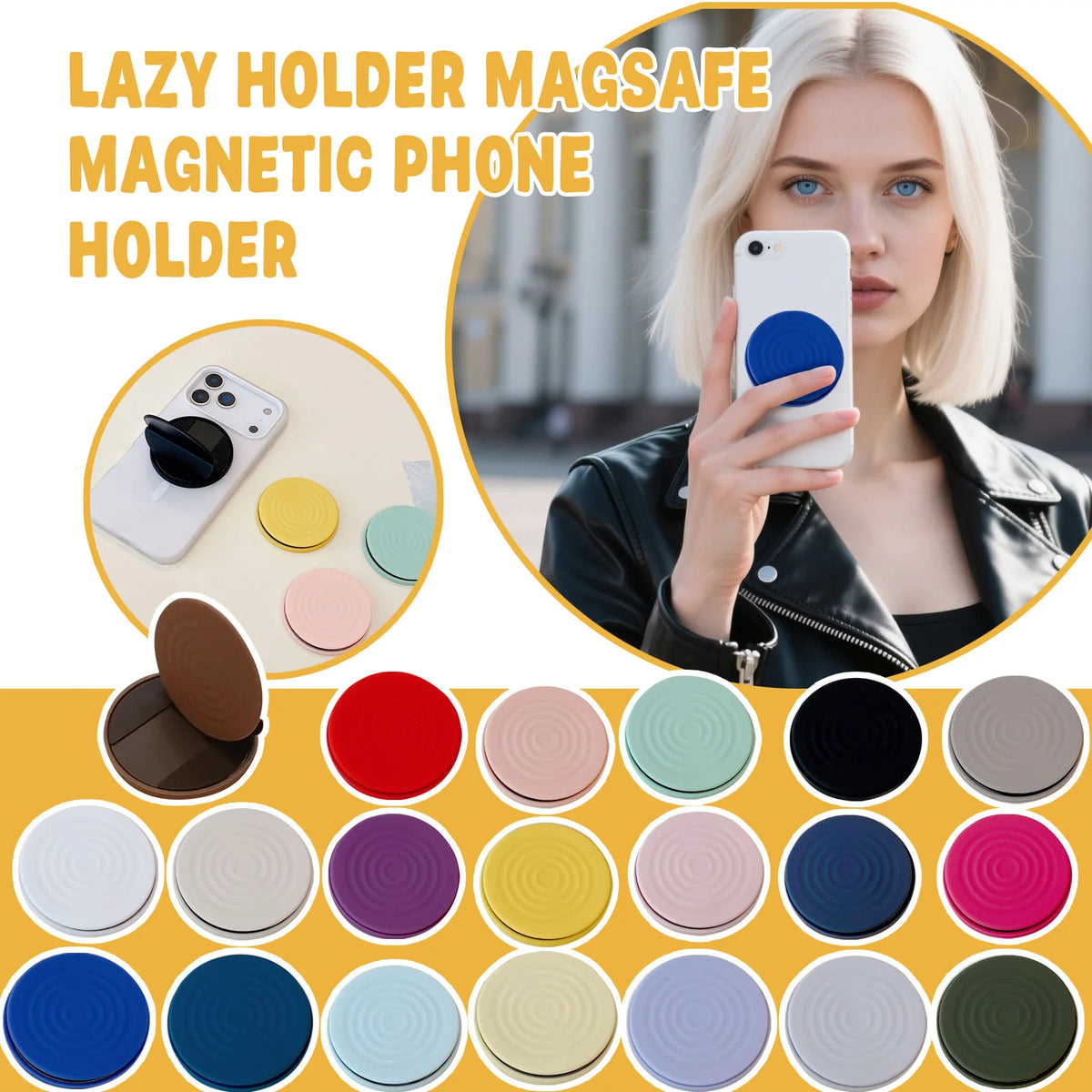 Solid Silicone Mobile Phone Grip — Swuffy