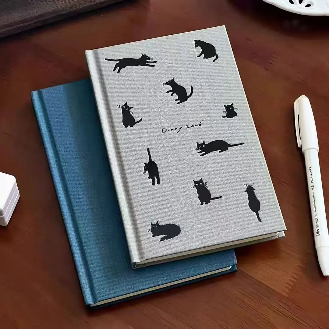 Cat Week Planner Notebook Daily — Swuffy