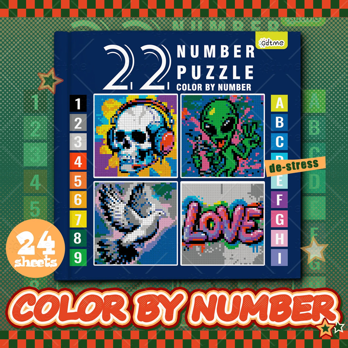 Number Puzzle By Number Coloring — Swuffy