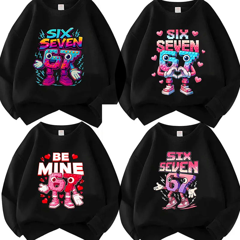 Pullover Spring Crew Neck Six — Swuffy