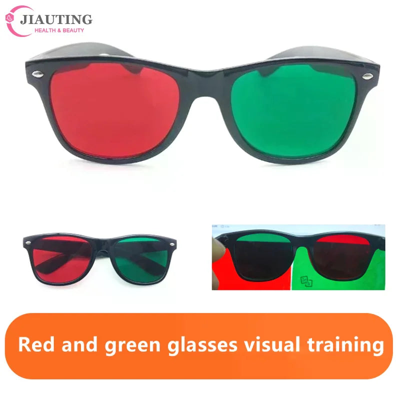 Amblyopia Glasses Black Frame Red — Swuffy