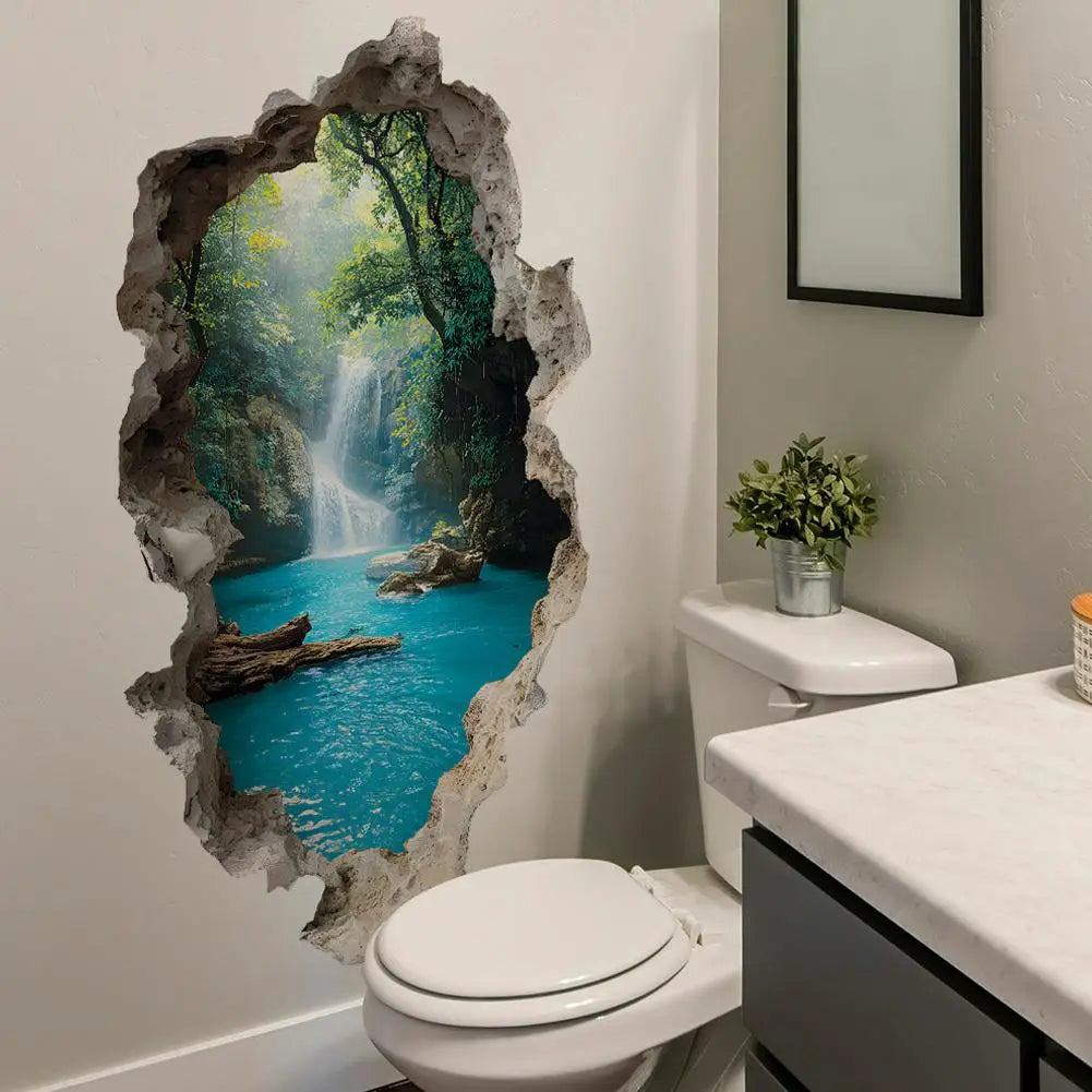 Broken Wall Hole Art Mountain — Swuffy