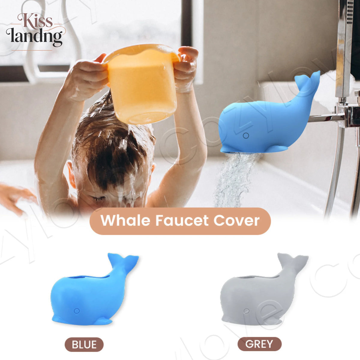 Nuvora Whale Shape Baby Bath Faucet Cover Soft — Nuvora