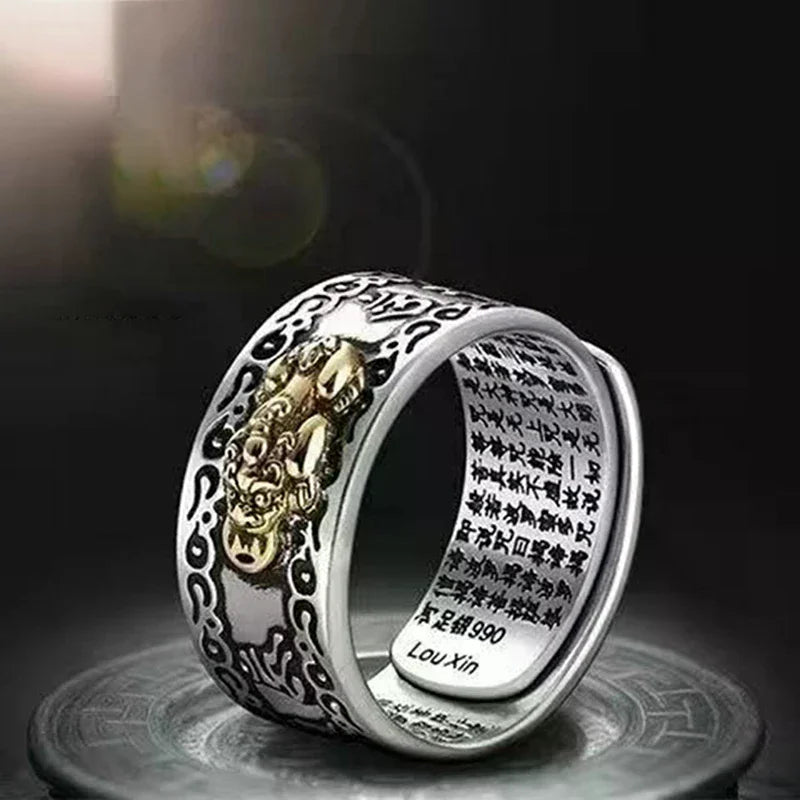 Feng Shui Pixiu Charms Ring — Swuffy