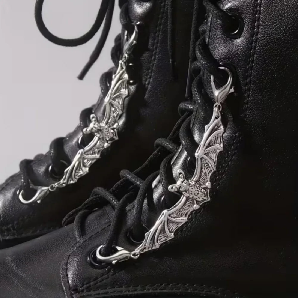 Gothic Bat Shoelace Charms — Swuffy