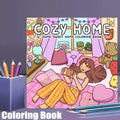 Pages Cozy Home Coloring Book — Swuffy