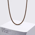 Vnox Wide Brown Black Necklaces — Swuffy