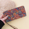Flower Printing Wallets Zipper Multiple — Swuffy
