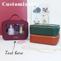 Personalized Custom Leather Makeup Bag — Swuffy