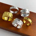 Sterling Silver Rings Couple Minimalist — Swuffy