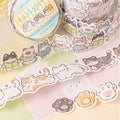 Roll Cartoon Cat Tape Scrapbook — Swuffy