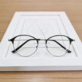 Korean Anti Radiation Eyeglasses Round — Swuffy