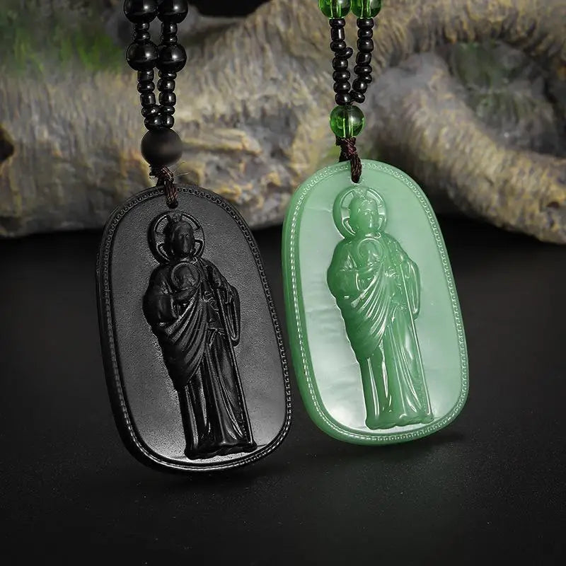 Exquisite Buddhist Imitation Jade Pendant — Swuffy