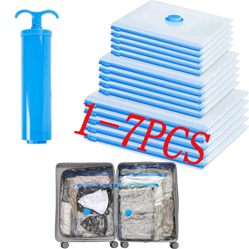 Vacuum Storage Bags Reusable Travel — Swuffy