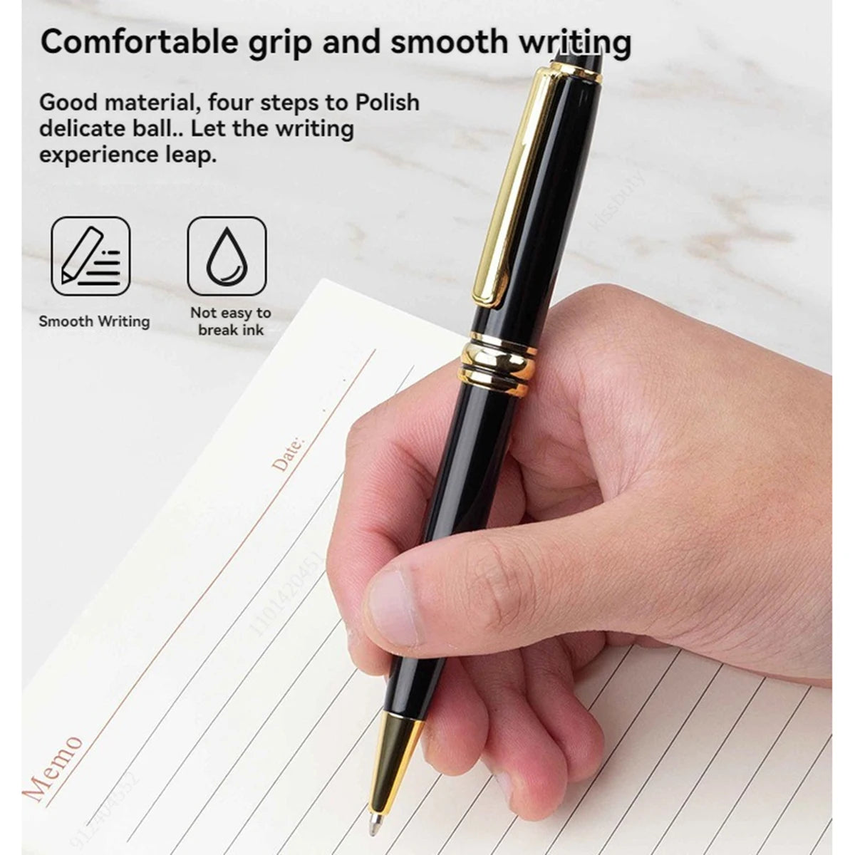 End Business Gel Pen Gold — Swuffy