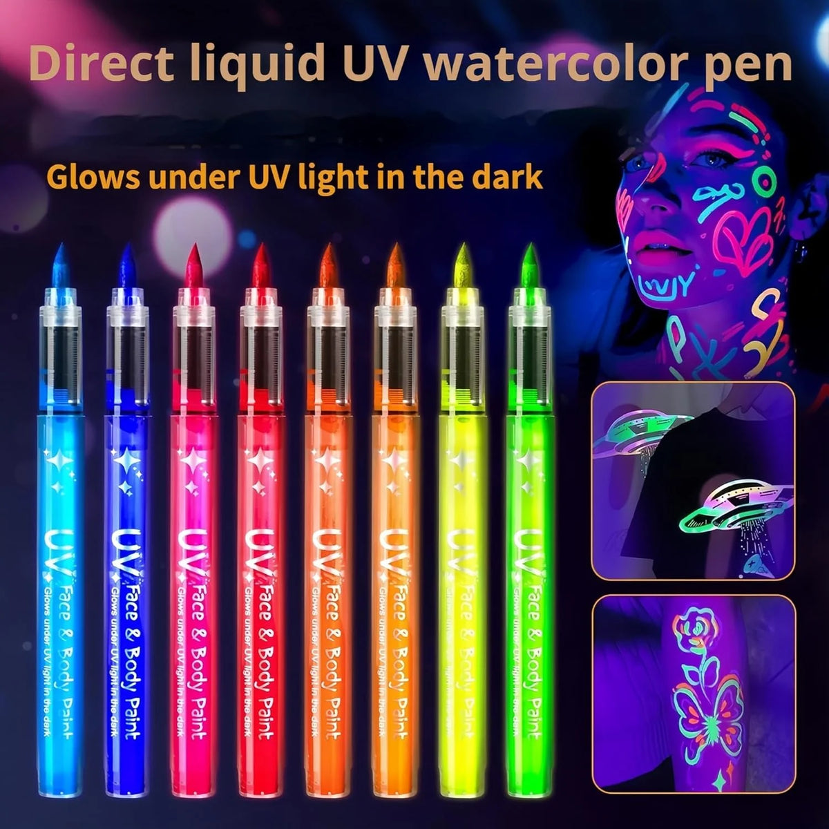 Colors UV Neon Face Paint — Swuffy