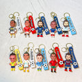Pvc Cartoon Football Player Keychain — Swuffy