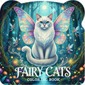 Fairy Cats Coloring Book Adults — Swuffy