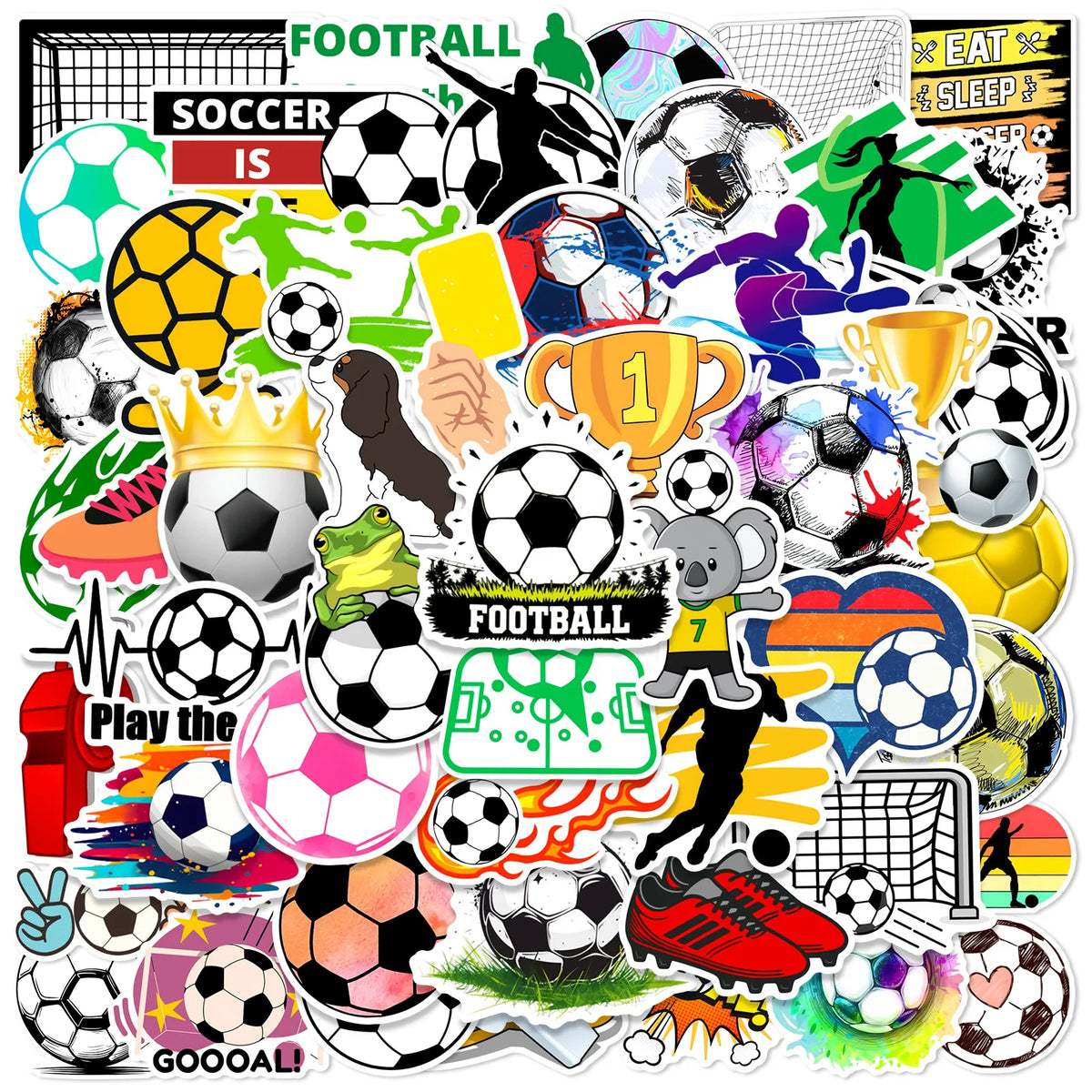 Football Sports Graffiti Stickers Waterproof — Swuffy