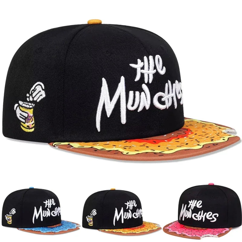 Munchies Embroidery Hip Hop Hats — Swuffy