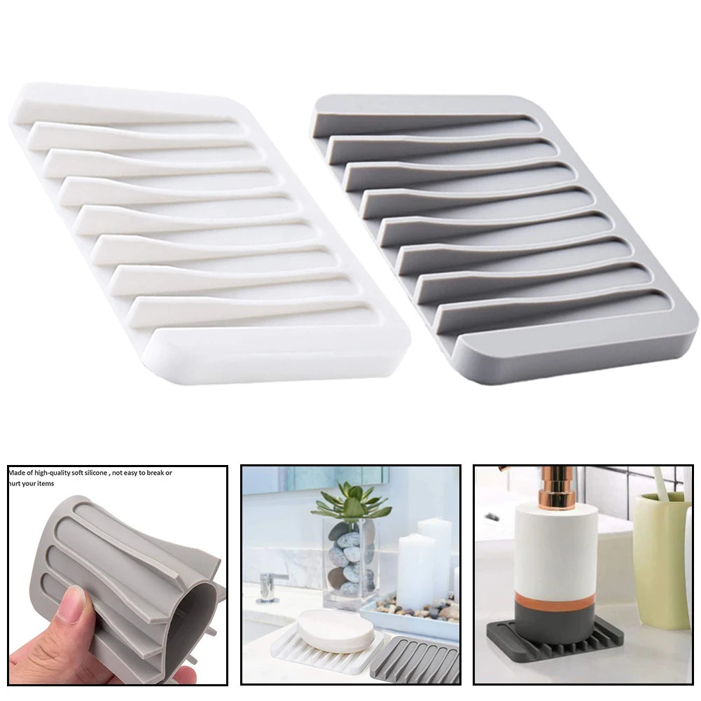 Box Silicone Draining Soap Holder — Swuffy