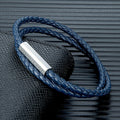 Mkendn Personalized Braided Leather Bracelet — Swuffy
