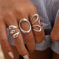 Stainless Steel Silver Line Rings — Swuffy