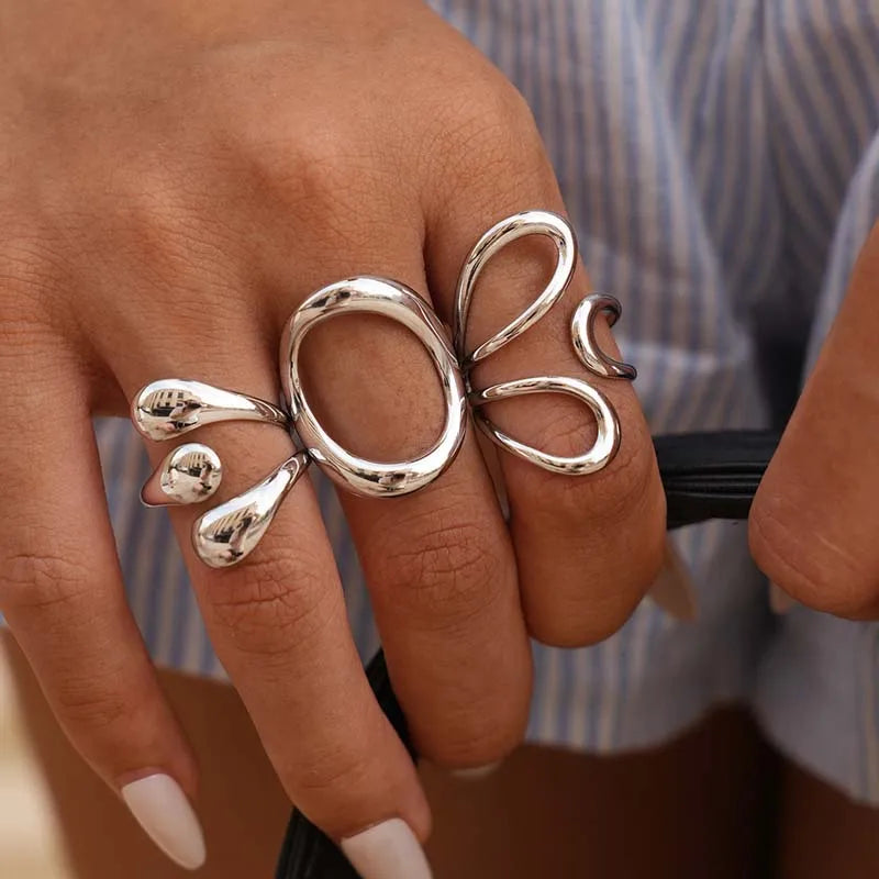 Stainless Steel Silver Line Rings — Swuffy
