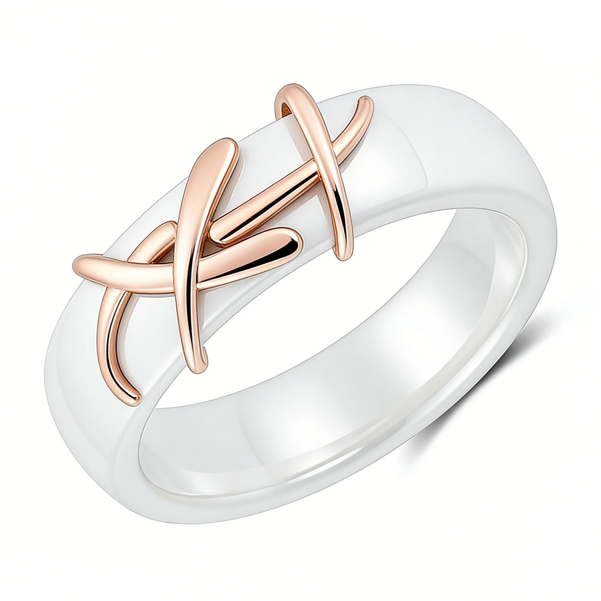 Wbmqda Width White Ceramics Rings — Swuffy