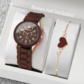 Arabic Dial Watch Heart Bracelet — Swuffy
