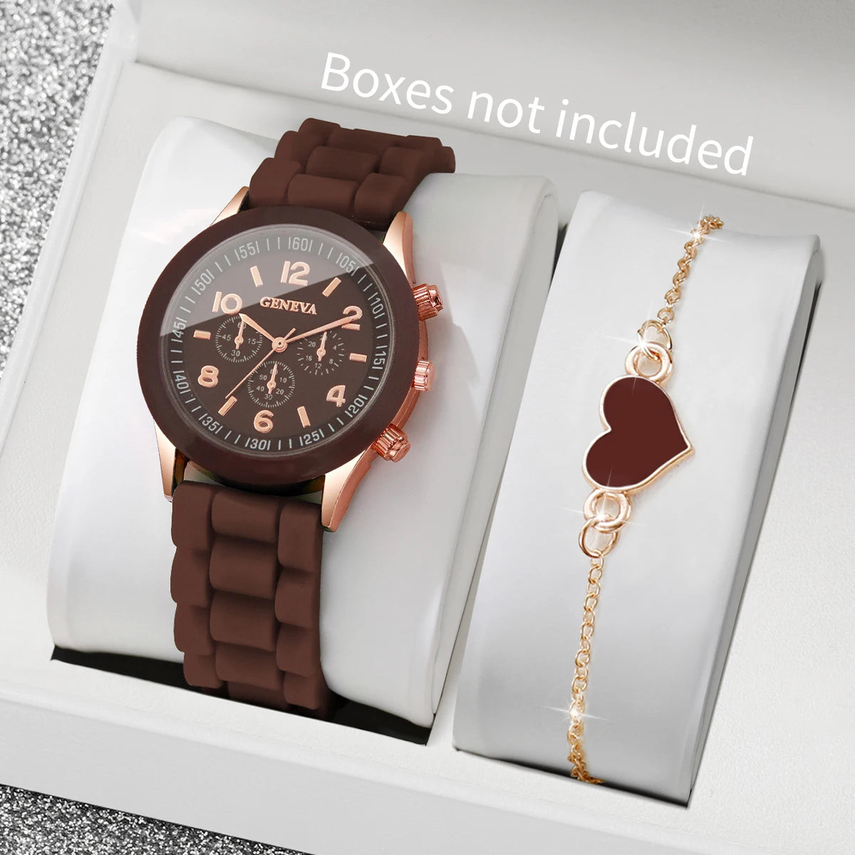Arabic Dial Watch Heart Bracelet — Swuffy