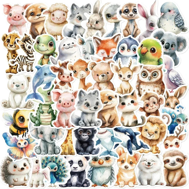 Animal Stickers Cartoon Kawaii Aesthetic — Swuffy
