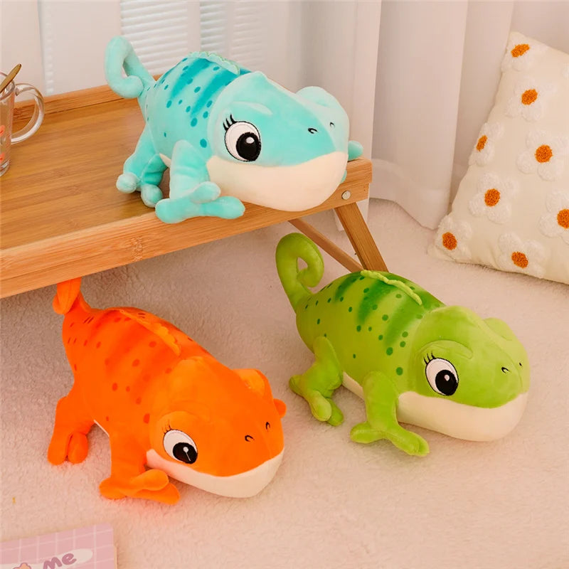 Kawaii Cartoon Chameleon Stuffed Animal — Swuffy