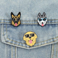 German Shepherd & Dog Breed Enamel Pins — Swuffy