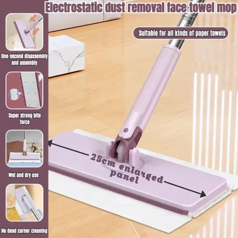 Lazy Clip Flat Mop Disposable — Swuffy
