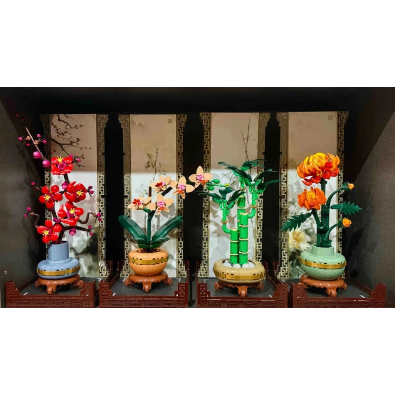 Nuvora Botanical Collection Building Blocks Sets 10368 10369 — Nuvora
