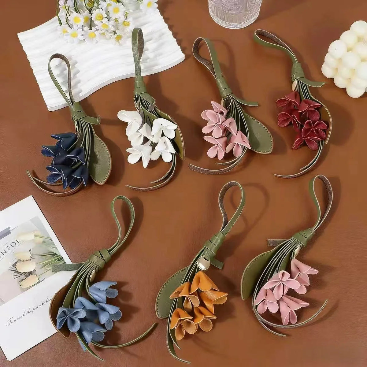 PU Leather Simulation Flower Bag — Swuffy