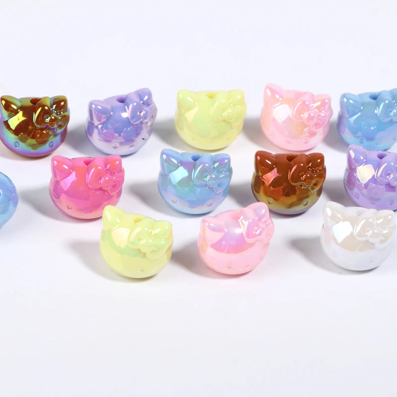 Acrylic Spacer Beads Animal Cat — Swuffy
