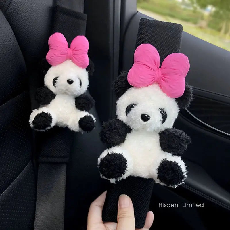 Panda Car Seat Belt Cover — Swuffy