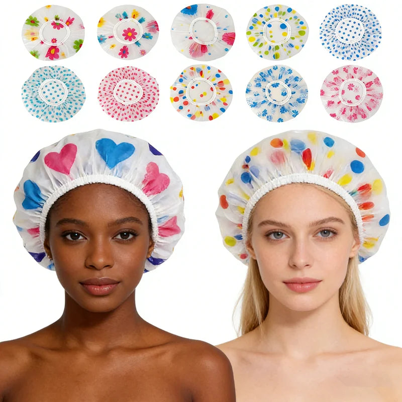 Waterproof Shower Cap Reusable Thicken — Swuffy